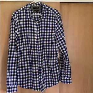 Banana Republic Luxe Flannel Grant FIT XL